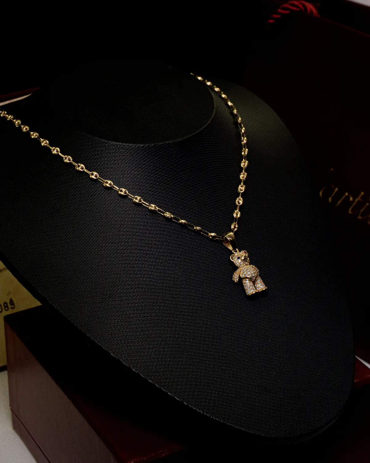 Cadena con Dije Oso – ST Joyería